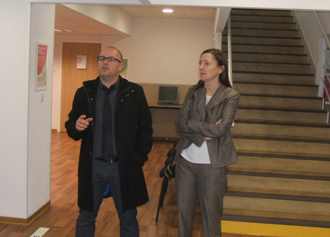 Karine Berger en visite au Pôle Emploi de Gap. Karine Berger en visite au Pôle Emploi de Gap.