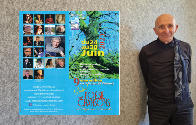 Georges Chelon au Festival Poésie et Chansons au Pays des Lavandes à Valensole. Georges Chelon au Festival Poésie et Chansons au Pays des Lavandes à Valensole.