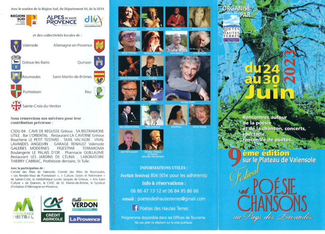 Georges Chelon au Festival Poésie et Chansons au Pays des Lavandes à Valensole. Georges Chelon au Festival Poésie et Chansons au Pays des Lavandes à Valensole.