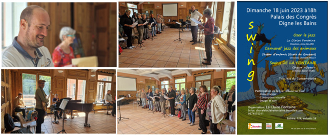 Ca va swinguer à Digne les bains dimanche 18 juin ! Ca va swinguer à Digne les bains dimanche 18 juin !