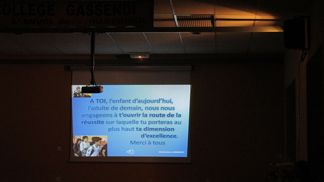 Un projet innovant au Collège Gassendi : le numérique est au service des élèves… Un projet innovant au Collège Gassendi : le numérique est au service des élèves…