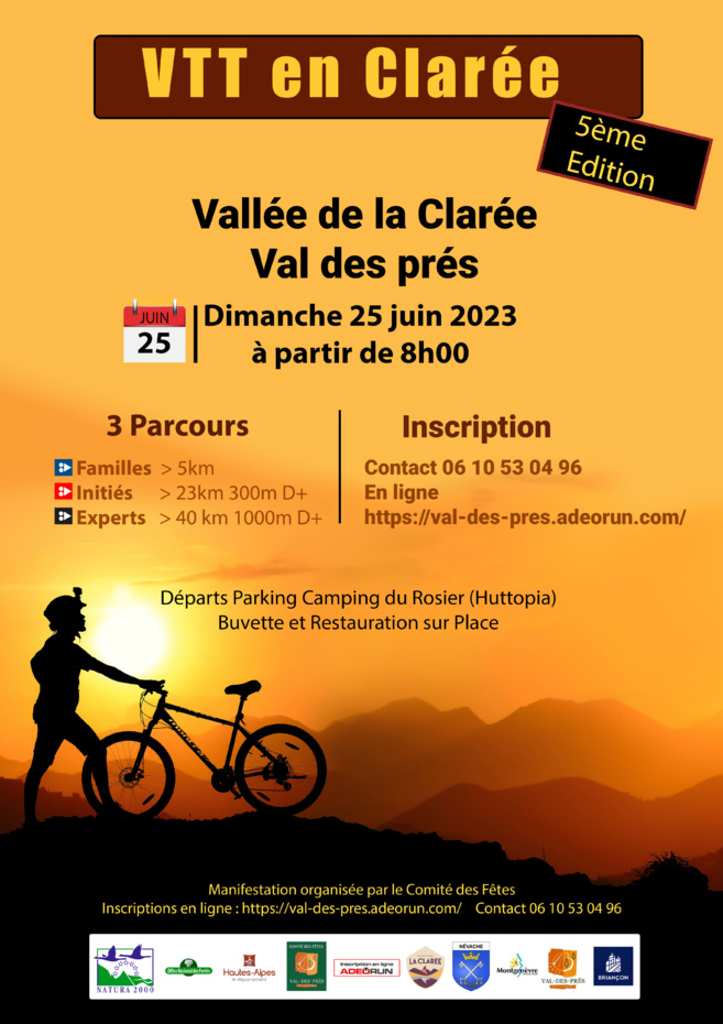 5ème édition pour VTT en Clarée 5ème édition pour VTT en Clarée