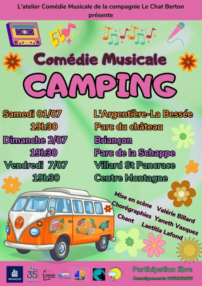 Le Chat Berton présente la comédie musicale CAMPING Le Chat Berton présente la comédie musicale CAMPING