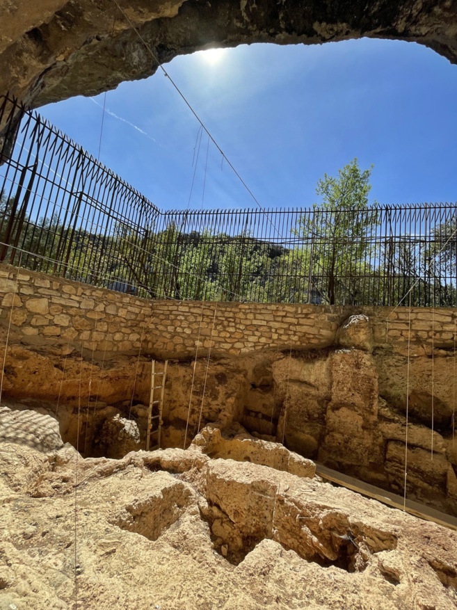 Grotte de la Baume Bonne - photo Musée de Préhistoire Grotte de la Baume Bonne - photo Musée de Préhistoire