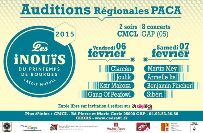 C’est parti pour le Printemps de Bourges 2015. C’est parti pour le Printemps de Bourges 2015.