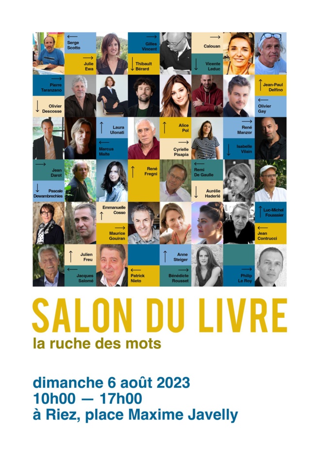 Riez, 11ème édition de " la ruche des mots " les 05 et 06 août Riez, 11ème édition de " la ruche des mots " les 05 et 06 août