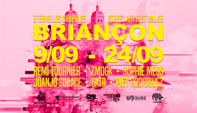 Pour la 3 ième édition: Briançon va retrouver les couleurs du Street Art Festival
