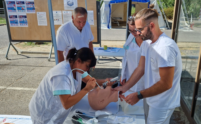 Le centre d'enseignement au secours d'urgence organisait une journée portes ouvertes au Centre hospitalier de Digne les Bains ! Le centre d'enseignement au secours d'urgence organisait une journée portes ouvertes au Centre hospitalier de Digne les Bains !