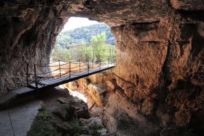Photo Fred Exubis - grotte de la Bonne Baume - Quinson