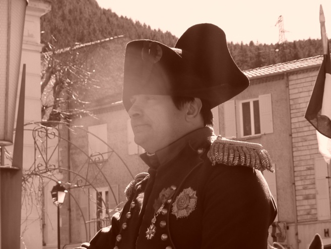 Le 3 mars 2015 Napoléon était de passage à Castellane Le 3 mars 2015 Napoléon était de passage à Castellane