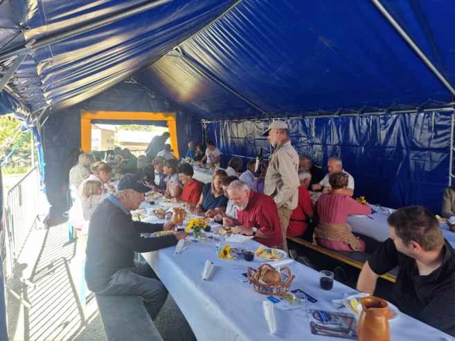 La st Michel de retour à Cervières La st Michel de retour à Cervières