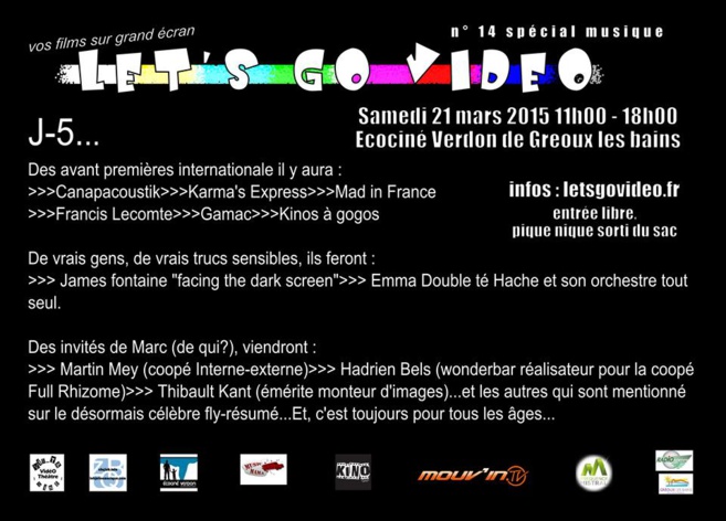 Des vidéastes inspirés par la musique ce samedi à Gréoux Des vidéastes inspirés par la musique ce samedi à Gréoux