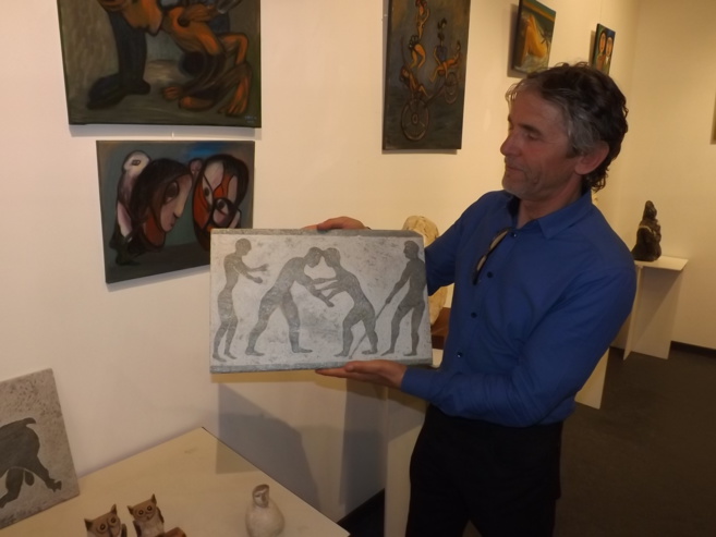 Michel Paris, un artiste sculpteur de pierre s’expose à Gap