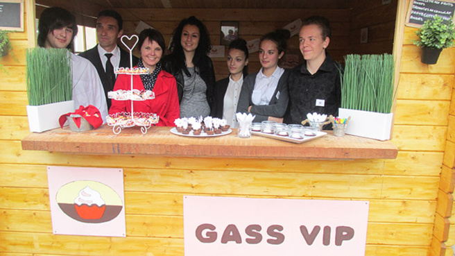 Un chalet construit par des élèves de Segpa inauguré à Digne au collège Gassendi Un chalet construit par des élèves de Segpa inauguré à Digne au collège Gassendi