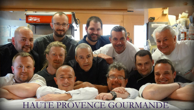 12 chefs locaux réunis pour former l’association Haute Provence gourmande