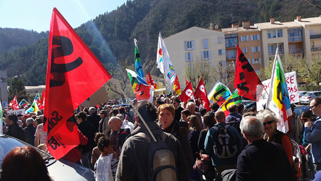 Manifestation à Digne contre l’austérité Manifestation à Digne contre l’austérité