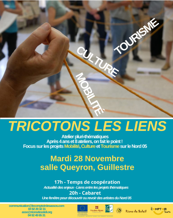 Tricotons des liens pour plus de coopération dans le 05 Tricotons des liens pour plus de coopération dans le 05