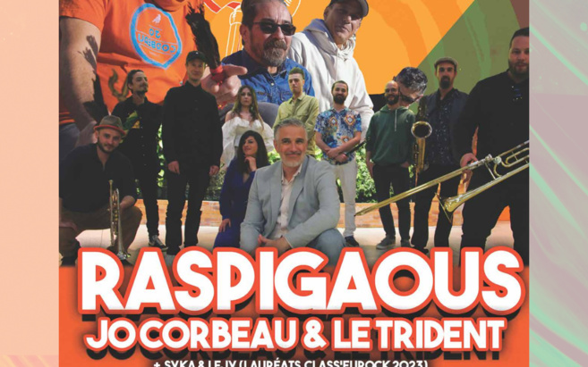 Raspigaous et Jo Corbeau & Le Trident en concert à Veynes ! Raspigaous et Jo Corbeau & Le Trident en concert à Veynes !