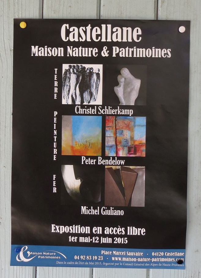 Pour le 1er mai, sculptures et peintures à découvrir à Castellane Pour le 1er mai, sculptures et peintures à découvrir à Castellane