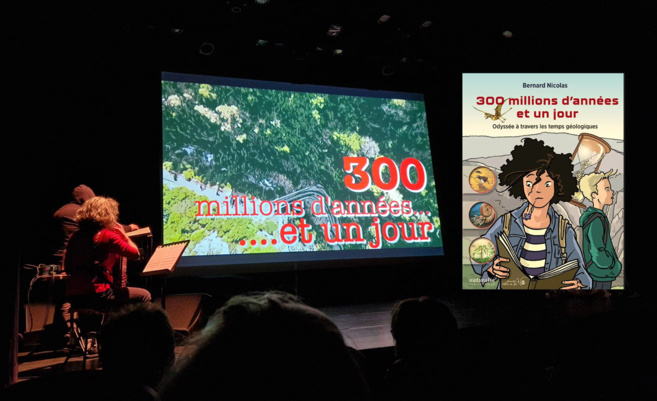 Retour sur la soirée de lancement de la BD 300 Millions d'années et un jour de Bernard Nicolas. Retour sur la soirée de lancement de la BD 300 Millions d'années et un jour de Bernard Nicolas.