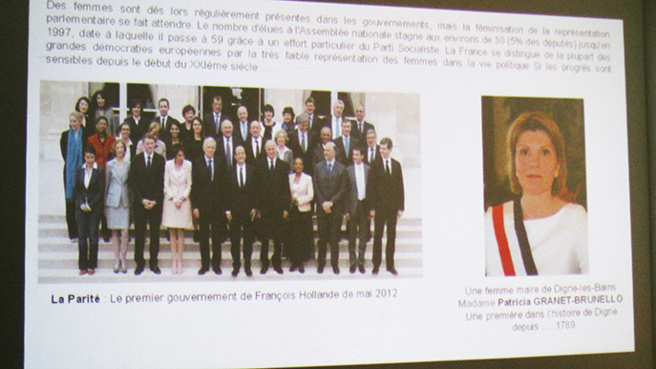 Les Françaises ont le droit de voter depuis 70 ans. Les Françaises ont le droit de voter depuis 70 ans.