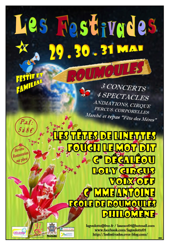 La 4ème édition des Festivades à Roumoules La 4ème édition des Festivades à Roumoules