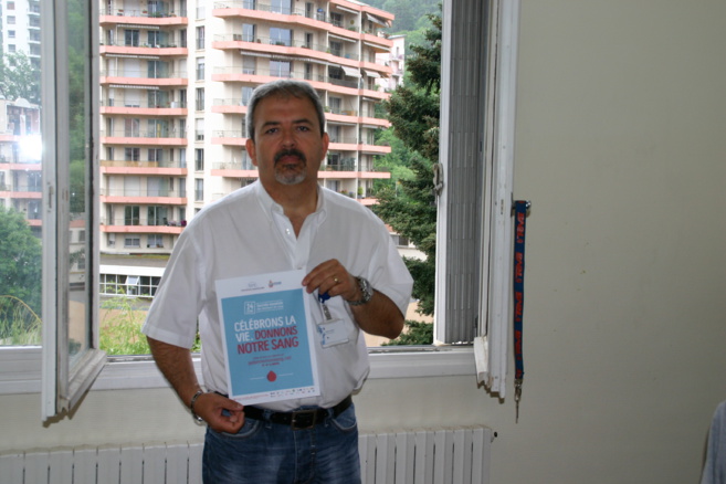 abrice Roux, chargé de la promotion du don du sang pour l’Etablissement Français du Sang (ESF) abrice Roux, chargé de la promotion du don du sang pour l’Etablissement Français du Sang (ESF)
