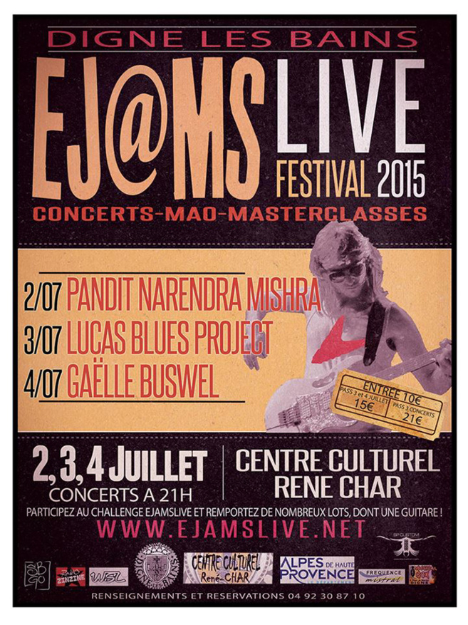 Ej@mslive : un festival de guitare unique en France Ej@mslive : un festival de guitare unique en France