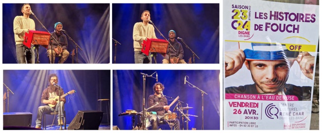 Florentin Fouch à Digne les bains pour son concert "Trop jeune pour mûrir" ! Florentin Fouch à Digne les bains pour son concert "Trop jeune pour mûrir" !