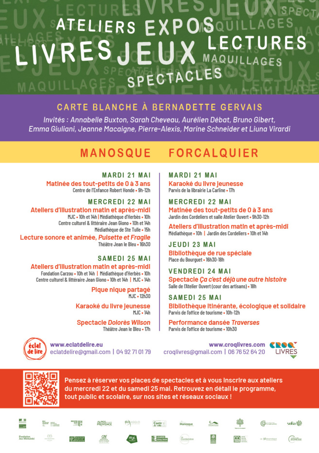 A votre agenda : FETE DU LIvRE JEUNESSE A MANOSQUE ET FORCALQUIER A votre agenda : FETE DU LIvRE JEUNESSE A MANOSQUE ET FORCALQUIER