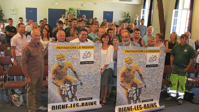 A Digne-les-Bains, Tout est prêt pour l'accueil du Tour de France. A Digne-les-Bains, Tout est prêt pour l'accueil du Tour de France.