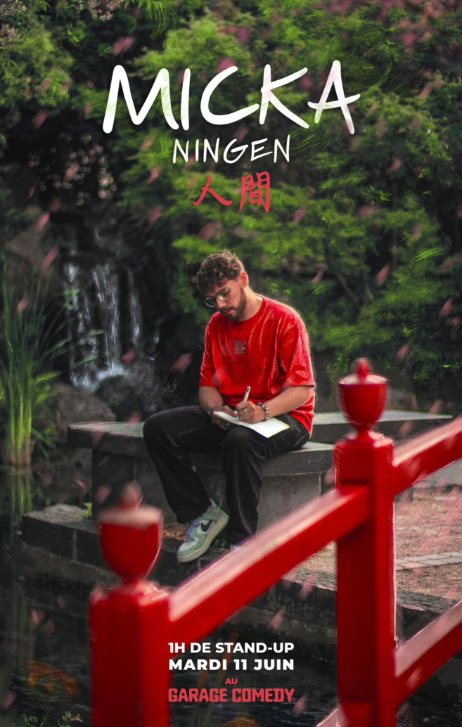 Micka, un humoriste résolument humain, dévoile NINGEN Micka, un humoriste résolument humain, dévoile NINGEN