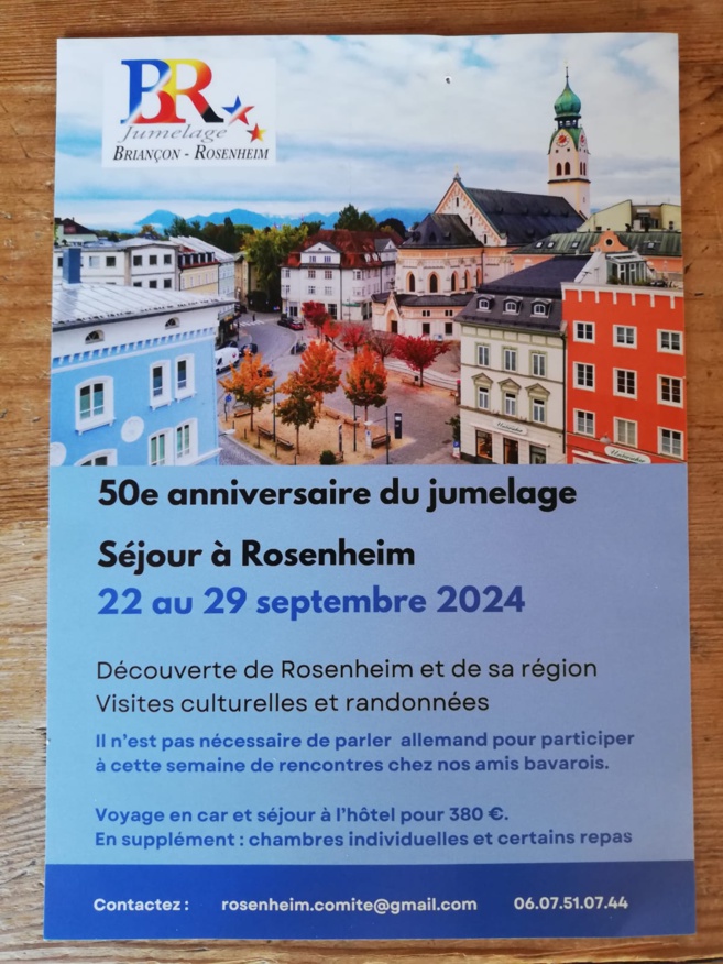 50ème anniversaire du jumelage Briançon - Rosenheim 50ème anniversaire du jumelage Briançon - Rosenheim