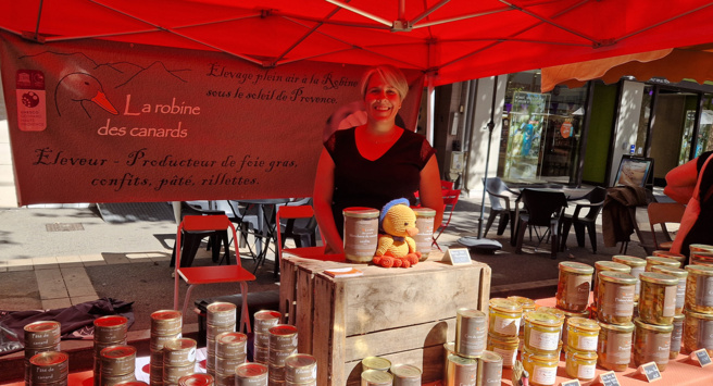 A la Robine sur Galabre, depuis 2021, une exploitation de canards gras. A la Robine sur Galabre, depuis 2021, une exploitation de canards gras.