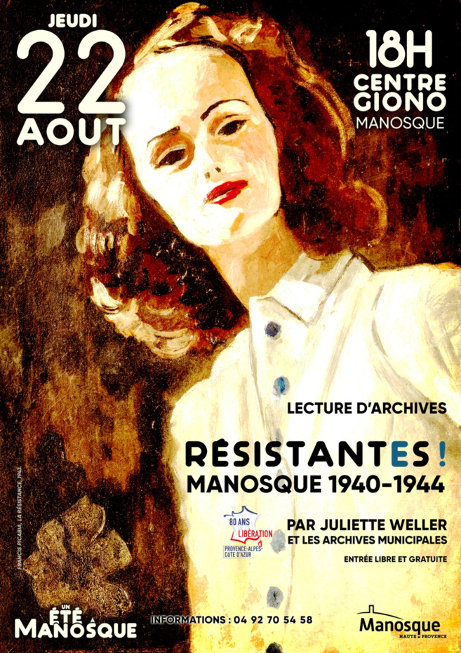 Franc succès pour le lecture d'archives " Resistantes 1940-1944" au centre jean giono de Manosque Franc succès pour le lecture d'archives " Resistantes 1940-1944" au centre jean giono de Manosque