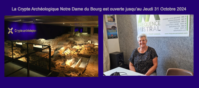 La crypte archéologique Notre Dame du Bourg : un site de 2000 ans d'histoires ! La crypte archéologique Notre Dame du Bourg : un site de 2000 ans d'histoires !