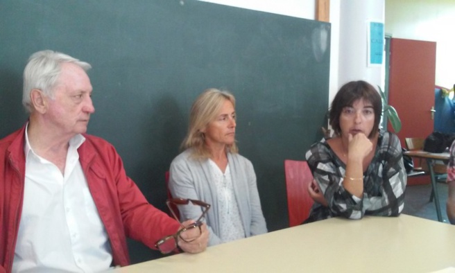 Gérard Fromm, Bernadette Reynouard et Catherine Guigli