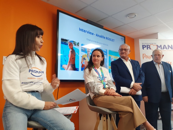 Proman aux cotés d’Anaëlle Roulet, athlète paralympique pour les JO 2024 Proman aux cotés d’Anaëlle Roulet, athlète paralympique pour les JO 2024