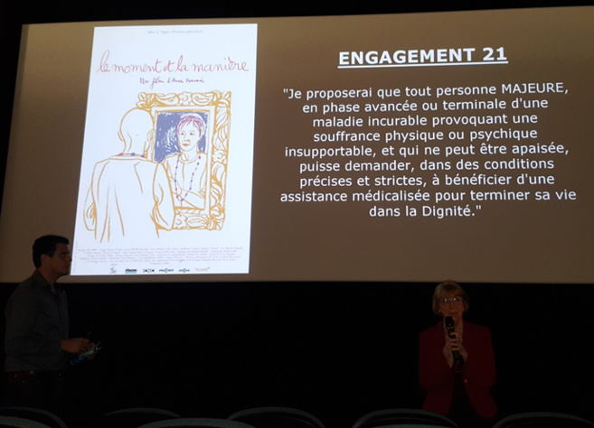 L’euthanasie ou le droit à mourir dans la dignité en débat lors d’une projection organisée par l’ADMD L’euthanasie ou le droit à mourir dans la dignité en débat lors d’une projection organisée par l’ADMD
