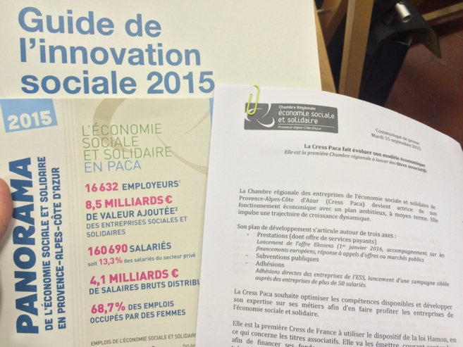 Economie Sociale et Solidaire : Rentrée de la CRESS PACA Economie Sociale et Solidaire : Rentrée de la CRESS PACA