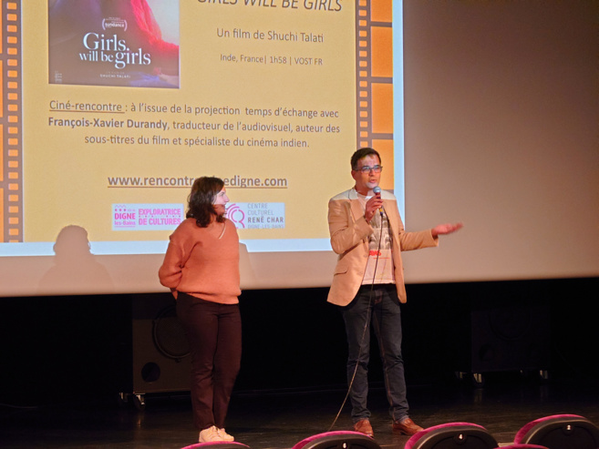 Caroline Portal-Bordes Directrice des Rencontres cinématographiques et François-Xavier Durandy Caroline Portal-Bordes Directrice des Rencontres cinématographiques et François-Xavier Durandy