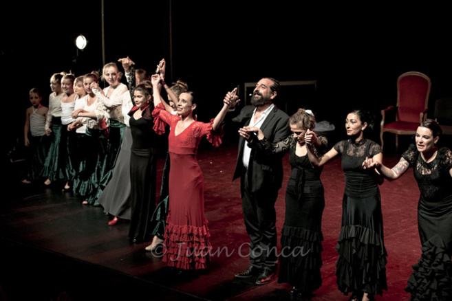 Un spectacle de flamenco maravilloso pour l’école de Sophie Barberan Un spectacle de flamenco maravilloso pour l’école de Sophie Barberan