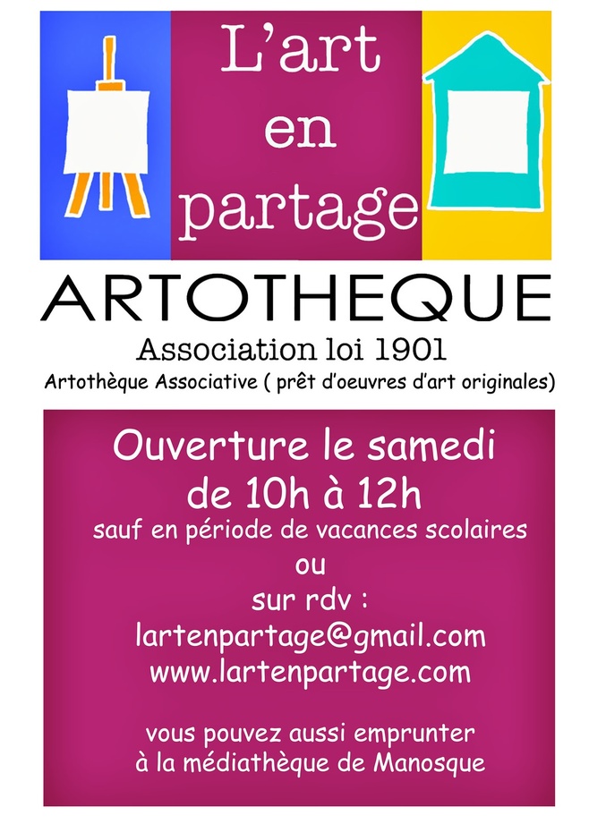 à la bonne heure - Manosque - Artothèque L'art En Partage à la bonne heure - Manosque - Artothèque L'art En Partage