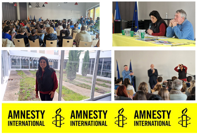 Les lycéens sensibilisés aux Droits Humains à Pierre Gilles de Gennes. Les lycéens sensibilisés aux Droits Humains à Pierre Gilles de Gennes.