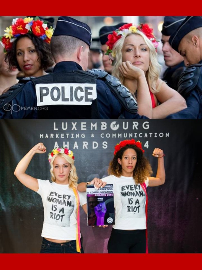 Harpies obscènes* ou Amazones, qui sont les FEMEN ? Rencontre avec Elvire et Solène Harpies obscènes* ou Amazones, qui sont les FEMEN ? Rencontre avec Elvire et Solène