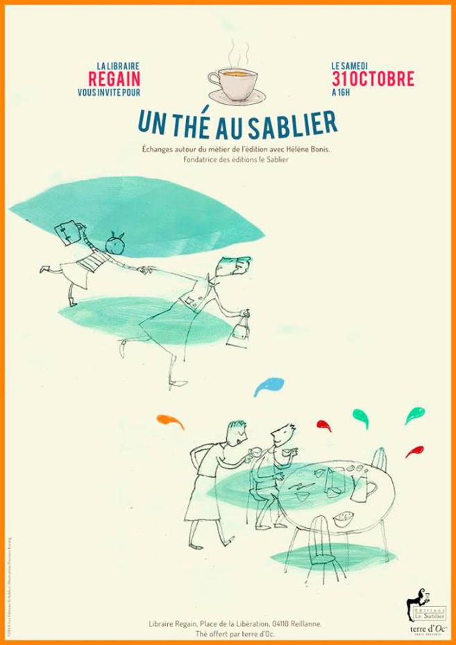 Un thé au Sablier : c'est ce samedi à la librairie Regain à Reillanne ! Un thé au Sablier : c'est ce samedi à la librairie Regain à Reillanne !