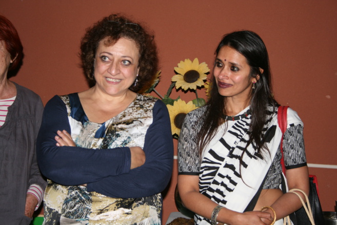 Muriel Scibilia et Rama Mani@C.G Muriel Scibilia et Rama Mani@C.G