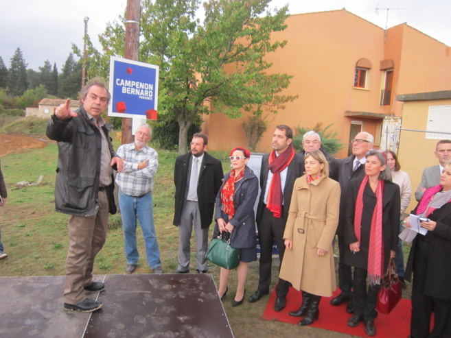 La première pierre de l’Eco-Campus de Sainte-Tulle a été posée hier. La première pierre de l’Eco-Campus de Sainte-Tulle a été posée hier.
