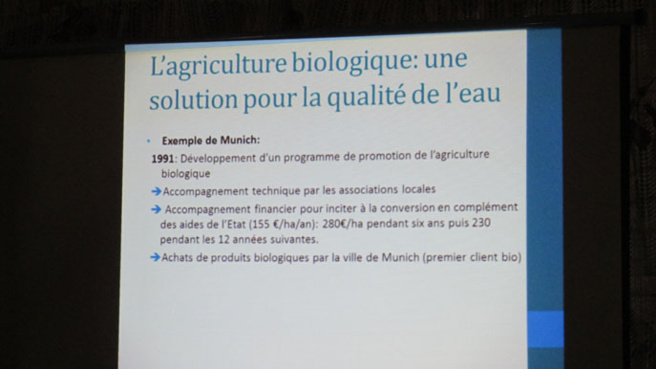 "Manger bio c'est bon pour l'eau" au programme d'une conférence d'Agribio 04 "Manger bio c'est bon pour l'eau" au programme d'une conférence d'Agribio 04