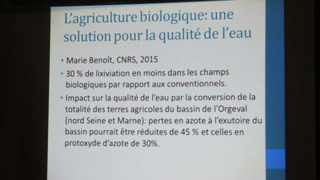 "Manger bio c'est bon pour l'eau" au programme d'une conférence d'Agribio 04 "Manger bio c'est bon pour l'eau" au programme d'une conférence d'Agribio 04